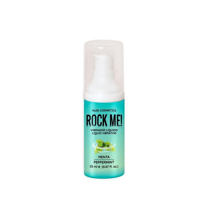 NUEI Cosmetics Rock Me Mėtų Skonio Skystas Vibratorius