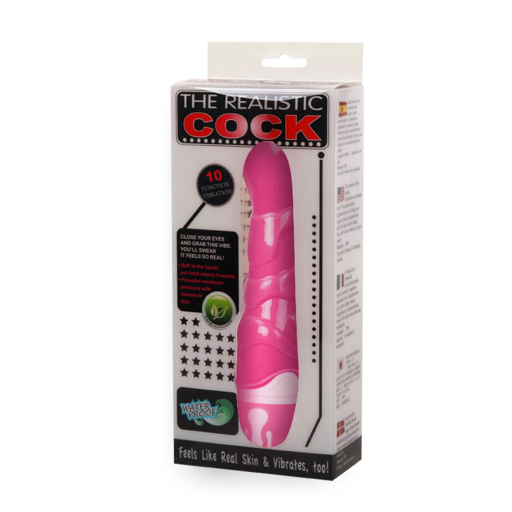 Vibratoriaus „The Realistic Cock“ pakuotė