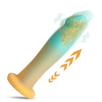 Bien à deux Titan dildo vibratorius su šilumos funkcija