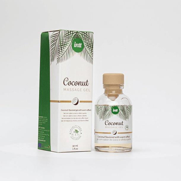 INTT Cosmetics veganiškas masažo aliejus Coconut 30 ml