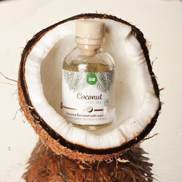INTT Cosmetics veganiškas masažo aliejus Coconut 30 ml