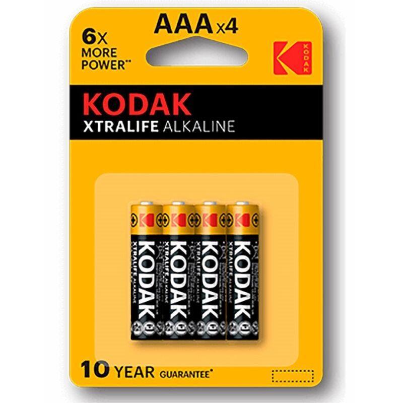 Kodak Xtralife Alkaline AAA Baterijos 4 vnt. 