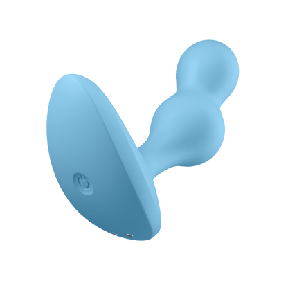 Satisfyer Deep Diver Vibruojantis Analinis Kaištis su Connect APP Mėlynas