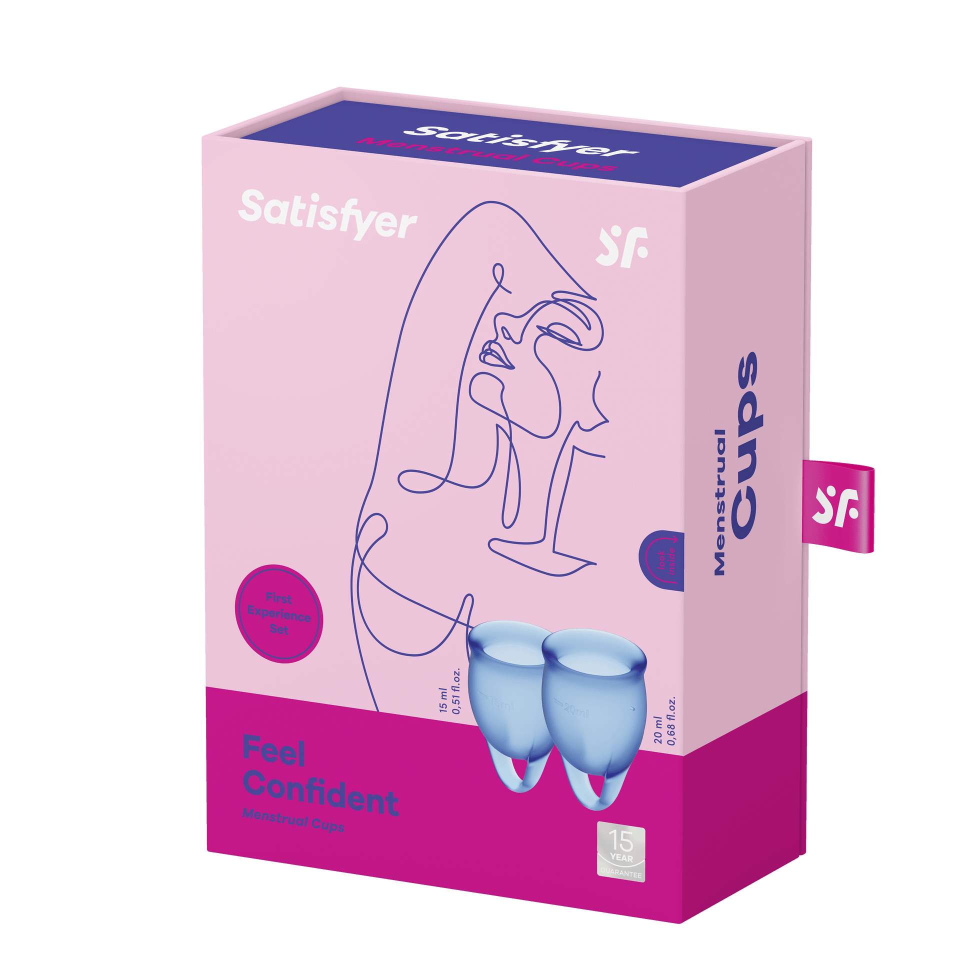 Satisfyer Feel Confident menstruacinių taurelių rinkinys