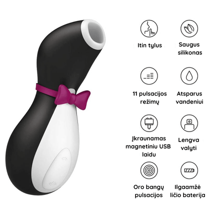 Satisfyer Penguin Airpulse Klitorio Stimuliatorius 